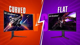 Curved Vs Flat Monitors  Which One to Buy [upl. by Worthy769]