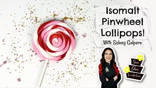 Isomalt Pinwheel Lollipop Tutorial [upl. by Martsen]