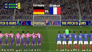 🔥Germany vs France Match Highlight  France vs Germany Penalty kick⚽ [upl. by Serra]