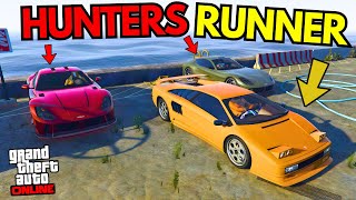 LAMBORGHINI vs 2 FERRARIS GTA 5 Manhunt Can I Survive [upl. by February]