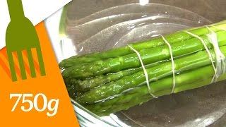 Cuire des asperges vertes en botte  750g [upl. by Irb]