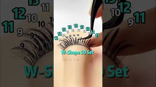 Wispy Set Tutorial 5D WShape Lashes From vavalashcom 🤩So beautiful 🫶💗 [upl. by Elimaj]