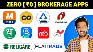 Zero brokerage demat account  best app for zero brokerage  zero brokerage trading app [upl. by Namaan]