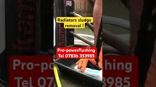 Radiators sludge removal [upl. by Yromem]