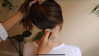 ASMR playing  brushing emilys hair w mini tools to calm your mind no talking [upl. by Alexandrina]