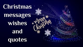 Christmas messages wishes and quotes  Christmas 2022  Merry Christmas [upl. by Aix73]