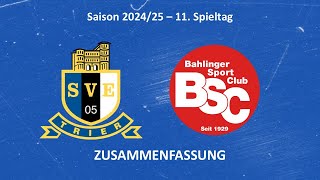 SVETV Eintracht Trier vs Bahlinger SC  Highlights 11 Spieltag Saison 2425 [upl. by Sutherland]