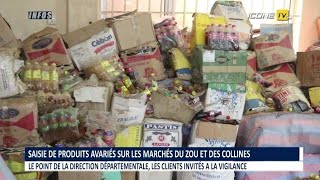 Des produits avariés saisis plusieurs boutiques dans le Zou et les Collines [upl. by Akiner]