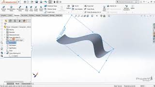 SolidWorks Parça 63 Ekstrüze Yüzey Komutu [upl. by Pantia]