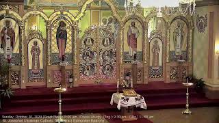 Sunday October 20 2024 Great Matins 800 am Divine Liturgy Eng 930 am Ukr 1100 am [upl. by Avelin]