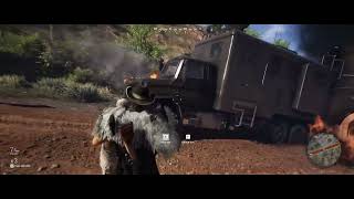 Ghost Recon Wildlands attacking supplies truck [upl. by Nerraw]