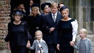 Herdenking Prins Friso in de Oude Kerk in Delft [upl. by Oznole877]