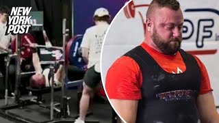 Male powerlifter enters women’s event breaks record  New York Post [upl. by Halilak492]