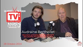 Audraine Berthollet est sur Radio GAGA avec Pat Françon [upl. by Curtis]