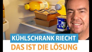 Kühlschrank stinkt oder riecht unangenehm Einfach Geruch aus Kühlschrank entfernen [upl. by Marler]