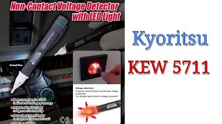 KEW 5711 II NON CONTACT VOLTAGE DETECTOR II KYORITSU [upl. by Tita636]