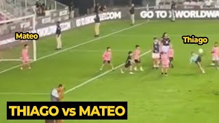 Thiago Messi showcased bicycle kick trick to Mateo Messi after Inter Miami win against Toronto [upl. by Milak]