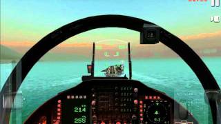 F18 Carrier Landing Cockpit View [upl. by Vena]