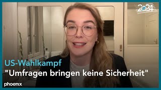 Wahlkampfabschluss in USA Analyse von Annika Brockschmidt USAExpertin  051124 [upl. by Regina]