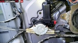 🚐VIDRIOS de AUTO SUBEN LENTO Arreglandolos con 0 PESOS muy facilmente [upl. by Jabon153]