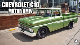 CHEVROLET C10 1964 CON MOTOR DE BMW X3 220CV [upl. by Hindu]