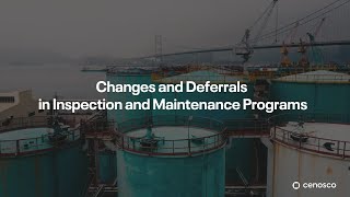 Changes and Deferrals in Inspection and Maintenance Programs [upl. by Hopkins986]