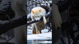 Rescuing the Injured Arctic Wolf A Tale of Survival and HopeArcticWolfWildlifeRescueInjuredWolf [upl. by Annayd]