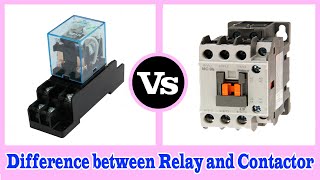 Contactor vs Relay  Difference between Relay and Contactor [upl. by Housen598]