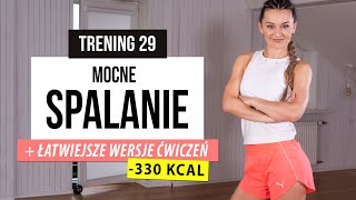 Wyzwanie 90 DNI  TRENING 29 Odchudzający trening INTERWAŁOWY  lżejsze wersje  Monika Kołakowska [upl. by Anali]