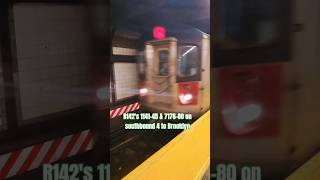 NYCS R142 on downtown 4  149th StGrand Concourse youtubeshorts mta [upl. by Lassiter670]