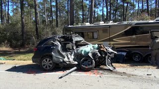 020522 FM 149 MOTORHOME HEADON FATAL CRASH [upl. by Adnuhsar798]