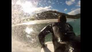 bodyboarding eaglehawk neck in tasmania with the gopro hero2 04032012 [upl. by Edrea]