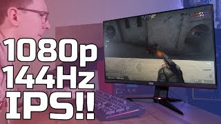 1080p 144hz IPS AOC 24G2U Review [upl. by Resaec]