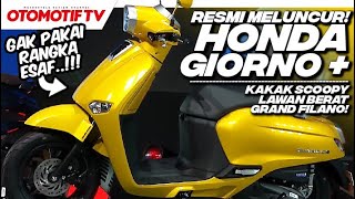 HONDA GIORNO  RESMI MELUNCUR 125 CC TANPA RANGKA eSAF KAKAK SCOOPY CALON STYLO l Otomotif TV [upl. by Nauqas]