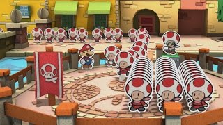 All Red Toad Rescue Squad Locations  Paper Mario Color Splash Guide [upl. by Hum]