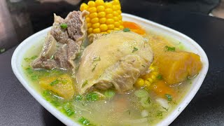 Sancocho Mixto POLLO Y RES [upl. by Frans373]