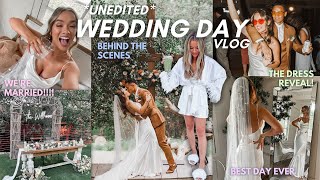 OUR WEDDING DAY VLOG raw amp unedited behind the scenes of the best day ever [upl. by Aniv]