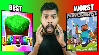 Playing The Worst MINECRAFT Games Ever [upl. by Oates]