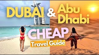 Dubai amp Abu Dhabi Budget Travel Guide w Costs amp Itinerary 2024 • ₱15000 for 4 DAYS [upl. by Certie857]