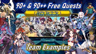 FGO NA Tam Lin Cup  Third Obstacle Free Quests  Teams Comp Examples [upl. by Lura742]