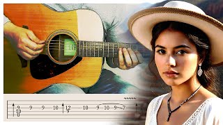 Mexican Valley SpanishMexican melody Guitar Lesson w Tabs [upl. by Yate379]