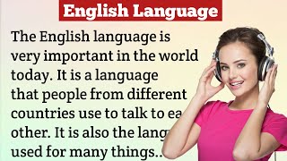 Importance of English language  learn English practice English speaking [upl. by Schwinn]