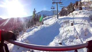 Grand Massif February Ski 2017 [upl. by Alaj725]