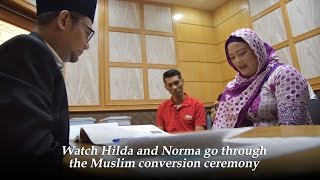 Converting To Islam The Ceremony  Ramadan In Asia  CNA Insider [upl. by Haronid382]