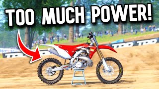 THIS IS THE FASTEST 2 STROKE IN MX BIKES [upl. by Raybourne61]