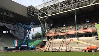 Travaux Geoffroy Guichard Euro 2016 [upl. by Rajiv]