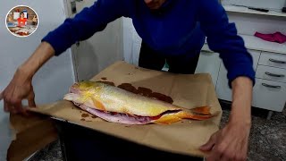 PESCADO ENVUELTO A LA PARRILLA [upl. by Orenid]