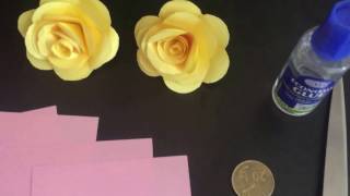 Kagizdan gul duzeltmek Paper flower 1 [upl. by Aneles]