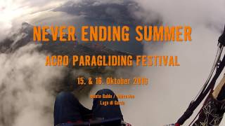 Acro Paragliding Festival Never Ending Summer Lago Di Garda  Italy [upl. by Haidebez496]