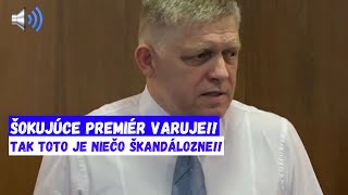 ŠOKUJÚCE Premiér varuje [upl. by Phyllys]